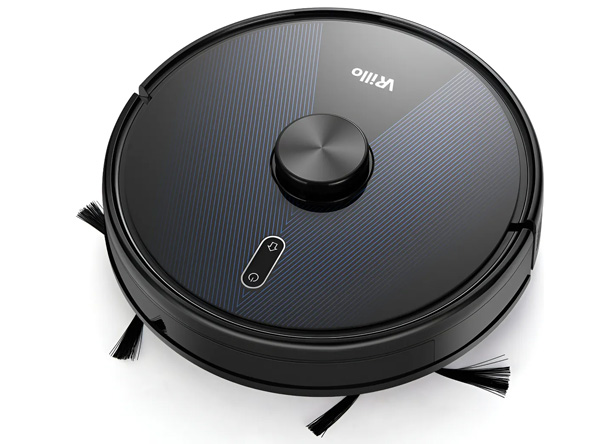Aspiradora Barredora Robot Inteligente Vacuum Autocarga 2en1 Negro