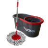 Trapeador Mop Cubo Con Doble Mecanismo Magiclean Spin Magic Gris Oscuro