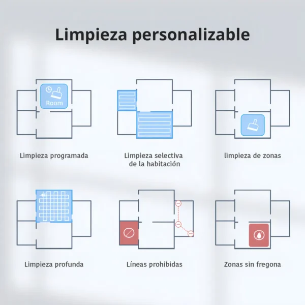 360 S8 robot aspiradora inteligente autocarga alexa google color blanco