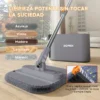 BOMIDI Trapeadores Giratorios Microfibra Mop Cubeta Doble Capa Con Drenaje Y Cepillo De Limpieza