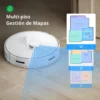360 S8 robot aspiradora inteligente autocarga alexa google color blanco