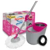 Reynera Giramop Sistema Limpieza Trapeador Mango Giratorio Magenta