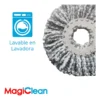 Trapeador Mop Cubo Con Doble Mecanismo Magiclean Spin Magic Gris Oscuro