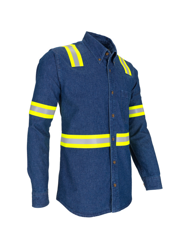 Camisa Reflejante Power de Mezclilla