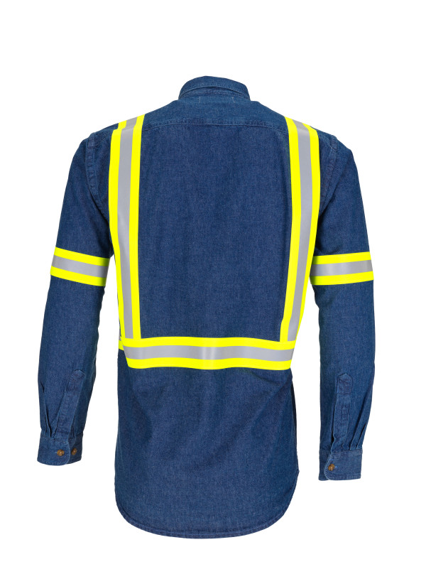 Camisa Reflejante Power de Mezclilla