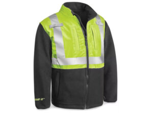 Chamarra Polar de Alta Visibilidad Negra