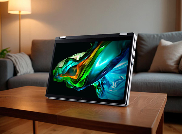 Laptop 2 en 1 Acer Aspire 3 Spin Intel Core i3 8GB RAM 512GB SSD 14 pulgadas