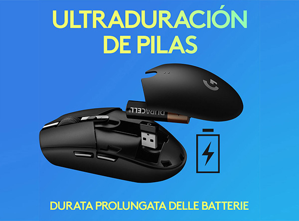 Mouse Gamer Inalámbrico Logitech G G305 Azul